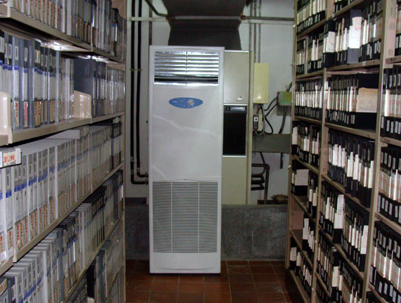地下影像資料庫通道的除濕機(jī)